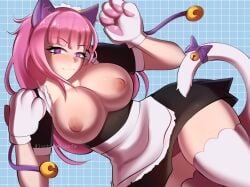 brawl_stars breasts colette_(brawl_stars) female luchikki pinku_pawlette