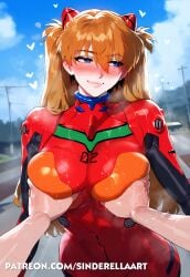 1boy1girl ai_generated asuka_langley_sohryu big_breasts big_breasts breasts_bigger_than_head busty commission female grope groping groping_breasts huge_breasts large_breasts neon_genesis_evangelion patreon patreon_url patreon_username pawg public sinderellaart tease teasing teasing_viewer thick voluptuous voluptuous_female