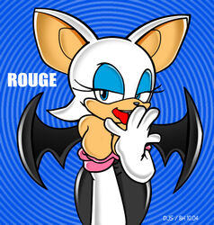 2004 8horns hotred rouge_the_bat sega sonic_(series) straight_hair