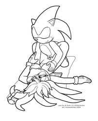 2004 archie_comics furry hedgehog knownvortex lara-su mammal sega sonic_(series) sonic_the_hedgehog straight_hair