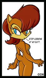 sally acorn from archie comics by ccn