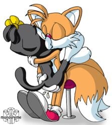 2007 animaniacs brainsister crossover dot_warner flower fur furry_tail kissing multi_tail sega sex sonic_(series) sonic_team sonic_the_hedgehog_(series) sonic_the_hedgehog_2 straight_hair tail tails warner_bros warner_brothers