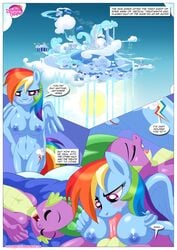 2017 areola bbmbbf bed bedroom big_areola big_breasts big_nipples blush breasts cloud comic dragon equine erect_nipples fangs fellatio female flag friendship_is_magic half-closed_eyes horse huge_breasts male mammal mine my_little_pony navel nipples oral palcomix pony public pussy railroad rainbow_dash_(mlp) sex sky sleeping spike_(mlp) stairs straight sun sunrise text waterfall