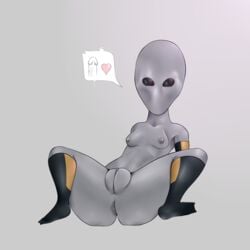 alien anus ass ayy_lmao big_butt simple_background tagme ximema