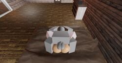 3d balls big_ass dummy_(roblox) mating_press naked_female naked_male pink_thighhighs roblox roblox_avatar roblox_condo roblox_studio robloxian