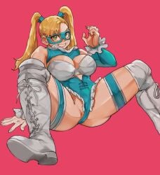 1girls capcom female hajime_(kuninotokotatinokami) rainbow_mika street_fighter