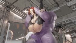 anal anal_sex big_penis black_widow_(marvel) cum_in_pussy marvel monster tagme thanos video