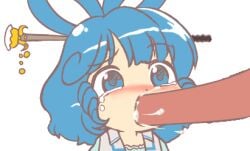 artist_request blowjob canine canine_genitalia clothing cum gyate_gyate oral_sex seiga_kaku sucking_penis surprised taoist touhou