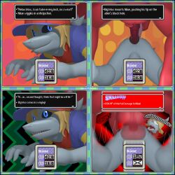 1:1 addoncomplete86 alien anal anal_sex animal_genitalia animal_penis anthro balls big_macintosh_(mlp) black_border black_sclera blonde_hair blue_eyes border comic duo earthbound_(series) english_text equid equine equine_genitalia equine_penis erection friendship_is_magic gameplay_mechanics genitals hair hasbro hi_res horse male male/male mammal mother:_cognitive_dissonance my_little_pony niiue nintendo pain painful_penetration penetration penile penile_penetration penis penis_in_ass pony text
