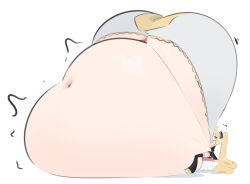 akita_neru digestion digestion_noises fanloid huge_breasts hyper_belly hyper_breasts inflated_belly inflation o-bisu stuffed_belly stuffing vocaloid weight_gain