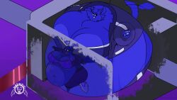 mad_n_evil female furry inflation blueberry_inflation breasts big_breasts huge_breasts cleavage thick_thighs wide_hips big_ass huge_ass bubble_butt tagme