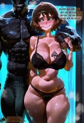 1boy 1girl 1girls absurd_res ai_assisted ai_generated ass aunt aunt_cass bbc big_ass big_breasts big_hero_6 big_penis blacked blush bnwo breasts brown_hair bubble_ass bubble_butt bulge bulge_through_clothing bulge_under_clothes caption cass_hamada cheating cheating_(relationship) cheating_female cheating_girlfriend cheating_wife cuckold dark_penis dark_skin dialogue dominant_male door doorway female front_view green_eyes hi_res high_resolution highres hourglass_figure huge_ass huge_breasts huge_cock imminent_sex indoors interracial korruptai large_ass large_breasts male marvel milf mommy muscular muscular_male narrow_waist nervous netorare ntr penis penis_awe pixar queen_of_spades queen_of_spades_symbol queen_of_spades_tattoo shiny_skin short_hair size_difference smile smirk standing steam submissive_female sweat tattoo text thick thick_ass thick_thighs