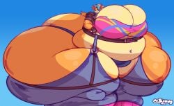 1girls artist_name artist_signature bandicoot belt big_ass big_breasts big_butt big_thighs blue_background crash_(series) elbunny fat fat_ass fat_belly fat_legs fat_thighs female female_only furry furry_female furry_only gigantic_ass gigantic_butt gigantic_thighs ginormous_ass ginormous_butt ginormous_thighs huge_ass huge_butt huge_thighs hyper hyper_ass hyper_breasts hyper_butt massive_ass massive_butt massive_thighs pirate_tawna solo solo_female standing tawna_bandicoot tawna_bandicoot_(crash_4) thick thick_ass thick_butt thick_thighs wide_ass wide_hips wide_thighs