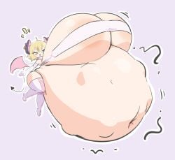 digestion digestion_noises huge_ass huge_breasts hyper_breasts imp_(mon-musu_quest!) mass_vore mon-musu_quest! o-bisu same_size_vore struggling struggling_prey succubus unwilling unwilling_prey vore vore_belly