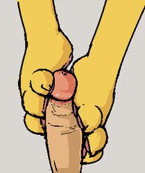 3_toes anthro barefoot claws filthypally foot_fetish foot_focus footjob fur katia_managan masturbation pawpads paws penis prequel simple_background the_elder_scrolls toe_claws toes video_games yellow_fur