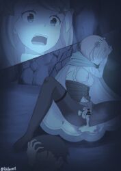 ristarx1 re:zero_kara_hajimeru_isekai_seikatsu ram_(re:zero) natsuki_subaru anastasia_hoshin after_sex pink_hair purple_hair black_hair cum cum_in_pussy cum_drip cum_dripping cum_dripping_out_of_pussy 1girls 1boy 2girls 1girl1boy female male dominant_male rough_sex hard_sex pink_eyes blue_eyes choking choke_hold ripped_clothing ripped_clothes ripped_pantyhose ripped_stockings green_clothing breasts breasts_out visible_nipples penetration penis penile penile_penetration penis_in_pussy vaginal_penetration vagina vaginal vaginal_sex vaginal_insertion straight choking_while_penetrating fucking fucked_from_behind fucked_into_submission sex_through_clothes
