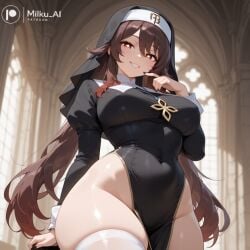 1girl 1girls 2026 2d ai_assisted ai_generated big_ass big_breasts big_butt big_thighs blush_lines boobs boobs_bigger_than_head breasts breasts_bigger_than_head church clothed clothed_female clothing curvaceous curvy curvy_body curvy_female curvy_figure female genshin_impact hoyoverse hu_tao_(genshin_impact) huge_breasts light-skinned_female light_skin long_hair milku_ai nun nun's_habit nun_outfit orange_eyes patreon_logo patreon_username perfect_body perfect_boobs perfect_legs sexy sexy_body sexy_female skinny slim_waist stockings tagme thick_thighs thighs