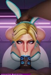 1boy 1girls absurdly_large_cock ai_generated azataai balls big_breasts blonde_female blonde_hair blowjob blue_eyes blue_lipstick bob_cut breasts bunny_ears bunny_girl bunnysuit collar dark-skinned_male dark_penis dark_skin emma_frost emma_frost_(marvel_rivals) eye_contact fat_penis female hand_on_hip highres huge_balls in_love_with_cock interracial leotard lewd_eyes lipstick_on_penis looking_at_viewer lustful_gaze male marvel marvel_comics marvel_rivals mesmerized musky_cock oral partial_male passionate_fellatio penis penis_awe penis_on_face pov pov_eye_contact smug_grin solo_female solo_focus squatting thick_legs thick_penis vacuum_fellatio veiny_penis white_queen