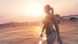 1girls 3d 3dcg absurd_res absurd_resolution absurdres bare_shoulders beachside beautiful_female belly bikini brown-haired_female camouflage_bikini_bottom cheetah_print_bikini cleavage disinterested earrings edited_screencap emotionless emotionless_female expressionless female_focus female_only femsub filter filtered game_cg grand_theft_auto grand_theft_auto_online gta_online_female_character high_quality high_resolution highres mature_female mature_woman navel necklaces oblivious_sexualization ponytail rockstar_editor short-haired_female small_breasts source_request sun_glare tattoos ume_(39dmwgddj38ptwg) uncaring uncaring_female uninterested uninterested_female walking yacht
