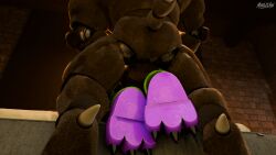 3d_(artwork) abs alligator alligatorid anal angry animatronic anthro apartment balls balls_deep bed bedroom big_balls big_penis blender_(artwork) blender_cycles_(artwork) box charr claws container crocodilian delivery_(commerce) delivery_employee depth_of_field dialogue digital_media_(artwork) duo english_text eyewear fangs felid feline five_nights_at_freddy's five_nights_at_freddy's:_security_breach from_behind_position furniture fuzzy genitals guild_wars hi_res holding_tail hybrid joints lever looking_at_another looking_down looking_pleasured looking_up looming looming_over machine male male/male mammal maulclaw montgomery_gator_(fnaf) muscular on_model pecs penetration penis pizza_box portrait rear_view reptile robot scalie scottgames seductive sex shoulder_pads size_difference smug smug_face standing steel_wool_studios sunglasses surprised table tail teeth text vase wall_(structure) wearing_sunglasses widescreen window
