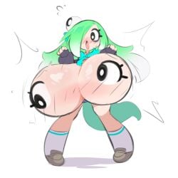 absorption_vore breast_expansion breast_transformation huge_breasts o-bisu original original_character same_size_vore slime_girl vore