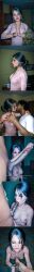 3d blowjob cum cum_on_face darkhorsehari dialogue forearm_cock indian indian_female indian_male kissing original_character