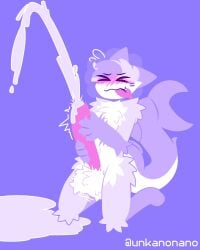 >_< 1boy 2026 2d 2d_(artwork) artist_name balls big_penis blush_lines color colored cum cum_splatter dick digital_drawing_(artwork) digital_media_(artwork) ejaculation furry furry_male furry_only huge_cock male male_only masturbating masturbation penis playing_with_self purple_fur shark shark_boy shark_ears shark_tail simple_background solo solo_male tongue tongue_out unkanonano