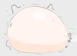 digestion digestion_noises hyper_belly momone_momo o-bisu object_vore stuffed_belly stuffing utau vocaloid vore