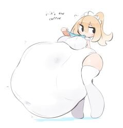 huge_breasts o-bisu original original_character same_size_vore soft_vore struggling struggling_prey unwilling unwilling_prey vore vore_belly
