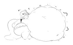 o-bisu slime_girl original original_character vore vore_belly same_size_vore unwilling_prey unwilling struggling struggling_prey digestion digestion_noises swallowing swallowed_whole mass_vore