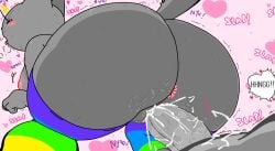 1boy 1girl ahegao alternate_version_available anthro anus areolae ass ass_focus big_ass big_breasts black_eyes blue_thighhighs blush blush_stickers bodily_fluids breasts breath cassettedream cat_girl condom condom_on_penis cum cum_in_pussy cum_inside dream-cassette drooling duo ejaculation english_text erection felid feline female female_orgasm from_behind furry furry_with_non-furry grey_fur half-closed_eyes heart-shaped_pupils hoshime huge_ass huge_breasts interspecies large_breasts legwear looking_back male mammal meme moaning multicolored_clothes multicolored_legwear multicolored_thighhighs nipples nude nude_female nyan_cat nyan_cat_(copyright) open_mouth orgasm paw_pose penetration penis puckered_anus pussy reverse_cowgirl_position rule_63 saliva sex sex_from_behind solo_focus spoken_heart squatting steaming_body striped_thighhighs sweat symbol-shaped_pupils tail text thick_thighs thighhighs thighs tongue tongue_out vaginal vaginal_sex veiny_penis wide_hips