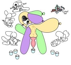 cosmo_(dandy's_world) cum dandy's_world food_play knot looey_(dandy's_world) repost sprout_(dandy's_world) twisted_loaf