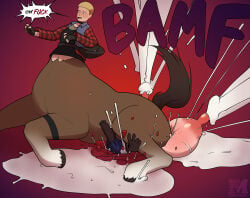ahe_gao ahegao big_ass big_breasts big_butt big_dom_small_sub blowjob breast_inflation brown_eyes brown_fur brown_hair catgirl centauress crossed_eyes cum cum_explosion cum_in_mouth cum_inflation cum_through cum_through_ears cum_through_eyes cum_through_nipples cum_through_nose cumflation cumming cumming_from_expansion cumming_from_giving_oral cumming_from_lactation cumming_from_milking cumshot deepthroat dog_girl falling fonkimonki fox_girl freckles futanari gigantic_ass gigantic_breasts huge_ass huge_breasts huge_butt jeans kemonomimi large_ass large_breasts leah_(fonkimonki) muscle muscles muscular_female orgasm orgasm_face paizuri paizuri_fellatio passing_out rolling_eyes shortstack size_difference sloppy sloppy_blowjob sloppy_deepthroat stepped_on stepping_on_breast thick_eyebrows tight_clothes tight_clothing titfuck titfuck_blowjob titfuck_fellatio titjob voluptuous