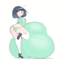 huge_breasts huge_ass huge_cock hyper_penis hyper_balls original original_character o-bisu