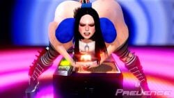 2girls aggressive_sex ahe_gao alice_liddell alice_madness_returns animated ass ass_expansion ass_focus ass_up big_ass black_hair bubble_butt clothes_ripping crown dancing female female_only glowing_eyes gold_boombox_(prevence) goth goth_girl hyper hyper_ass one_piece perona perona_(one_piece) pink_hair prevence pussy_slam sfm sound striped_legwear striped_panties tagme tearing_clothes thigh_expansion thighhighs thin_waist twerking wasp_waist wide_hips wide_thighs wobbling_ass