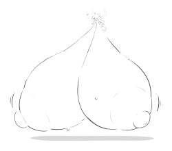 fairy huge_breasts hyper_breasts breasts_bigger_than_body o-bisu original original_character