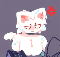 angry_expression angry_face angry_symbol boobs boobs_out no_bra oni_chuu owocat water_drops