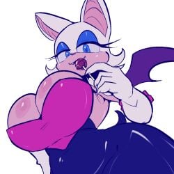 rouge the bat from sonic (series) by stormkinght