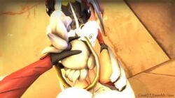 3d animated breasts cleavage coot27 dickgirl erection fellatio from_behind futa_on_futa futa_pov futanari intersex mercy no_sound oral overwatch penis pov selfcest source_filmmaker temple_of_anubis_(map) threesome video