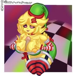 chica (cally3d) from christmas by elwerodraws