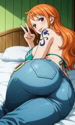 nami (one piece) from one piece by qme314