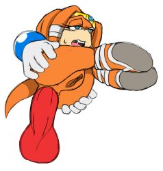 anal anal_sex ass disembodied_penis female grabbing_own_ass knuckles_the_echidna leatherruffian mobian mobian_(species) mobian_echidna penis pleasure_face pussy saliva sega sex sketch sonic_(series) sonic_adventure sonic_the_hedgehog_(series) sweat tikal_the_echidna vulva