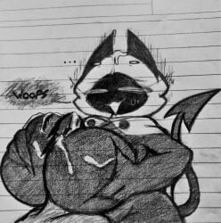 ... 1boy 1girls alternate_form axolotl balls big_breasts black_body breasts cock cum cum_on_body cum_on_breasts cumshot cumshot_on_face demon_tail ear_piercing eyelashes fat_ass greyscale hoodie horns huge_boobs huge_breasts living_clothes long_tongue no_nipples onomatopoeia paizuri pencil_(artwork) penis pointed_tail pointy_tail rand0m293_(oc) rand0m_293 sex sharp_teeth simple_background size_difference smaller_male spiked_penis stella_(rand0m_293) tail testicles text thick_thighs thighs titjob traditional_media_(artwork) twitter_user_oc white_(white_axolote)