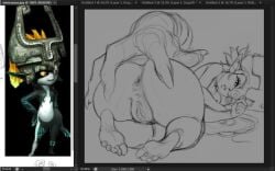 imp midna from the legend of zelda by galactic overlord