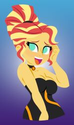 1girls 2025 2d 2d_(artwork) 2d_artwork big_breasts breasts choker clothed clothed_female clothing dress egor418 elegant elegant_dress elegant_female equestria_girls fancy fancy_clothing fancy_dress female female_focus female_only fully_clothed fully_clothed_female light-skinned_female light_skin multicolored_hair my_little_pony nervous nervous_expression nervous_face nervous_female nervous_smile red-haired_female red_hair red_hair_female redhead_female redheaded_female softcore solo solo_female solo_focus sunset_shimmer upper upper_body upper_body_focus upper_body_only yellow-haired_female yellow-skinned_female yellow_body yellow_hair yellow_hair_female yellow_skin