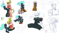 anal anal_sex bassie_(dandy's_world) clothing consensual dandy's_world female freezingtomato0 frottage knight male soulbasket soulvester soulvester_(dandy's_world) sprout_(dandy's_world) stap-on transman vaginal_penetration vee_(dandy's_world)