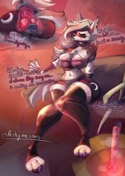 absurd_res anal anal_penetration anthro arhymerous armwear bench big_breasts big_butt breasts butt camel_toe canid canid_demon canine cleavage clothed clothing collar cutaway demon dialogue dildo dildo_in_ass dildo_insertion elbow_gloves english_text female fingerless_gloves gloves grey_hair hair handwear hellaverse hellhound helluva_boss hi_res legwear long_hair loona_(helluva_boss) mammal mythological_canine mythological_creature mythology object_in_ass on_bench onomatopoeia penetration sex_toy sex_toy_in_ass sex_toy_insertion sitting sitting_on_bench solo sound_effects spiked_collar spikes tail text thick_thighs thigh_highs wide_hips