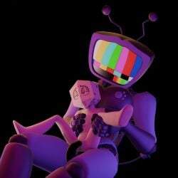 3d_animation 3d_model ahe_gao ahegao animated battat_(deltarune) deltarune holding_legs_up legs_spread looping_animation nwolc-ydneb pippins_(deltarune) robot robotic short_video size_difference tagme tail_wagging tenna_(deltarune) tentacle tentacle_sex thrusting tv_head video yaoi
