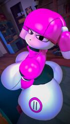 3d 3d_(artwork) 3d_model big_ass big_breasts big_butt big_thighs dorahden female female_focus female_only looking_at_viewer mya_(dorahden) robot robot_girl robot_humanoid tabas_art