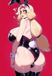 1girls ai_generated bunnysuit charlie_morningstar civitai futanari hazbin_hotel tagme thiccwithaq_(ai_style)